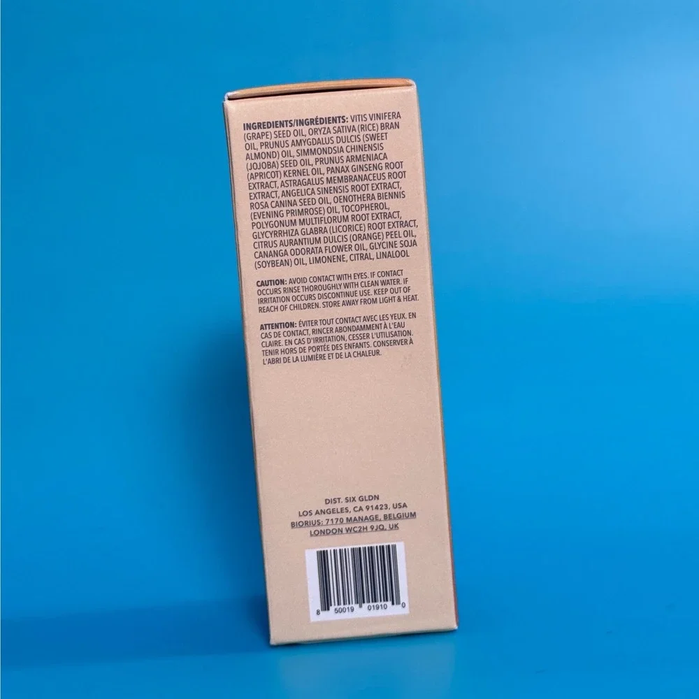 New In Box Six Gldn Nourishing Face Oil Cold-Pressed‎ Antioxidants 30ml/1fl oz